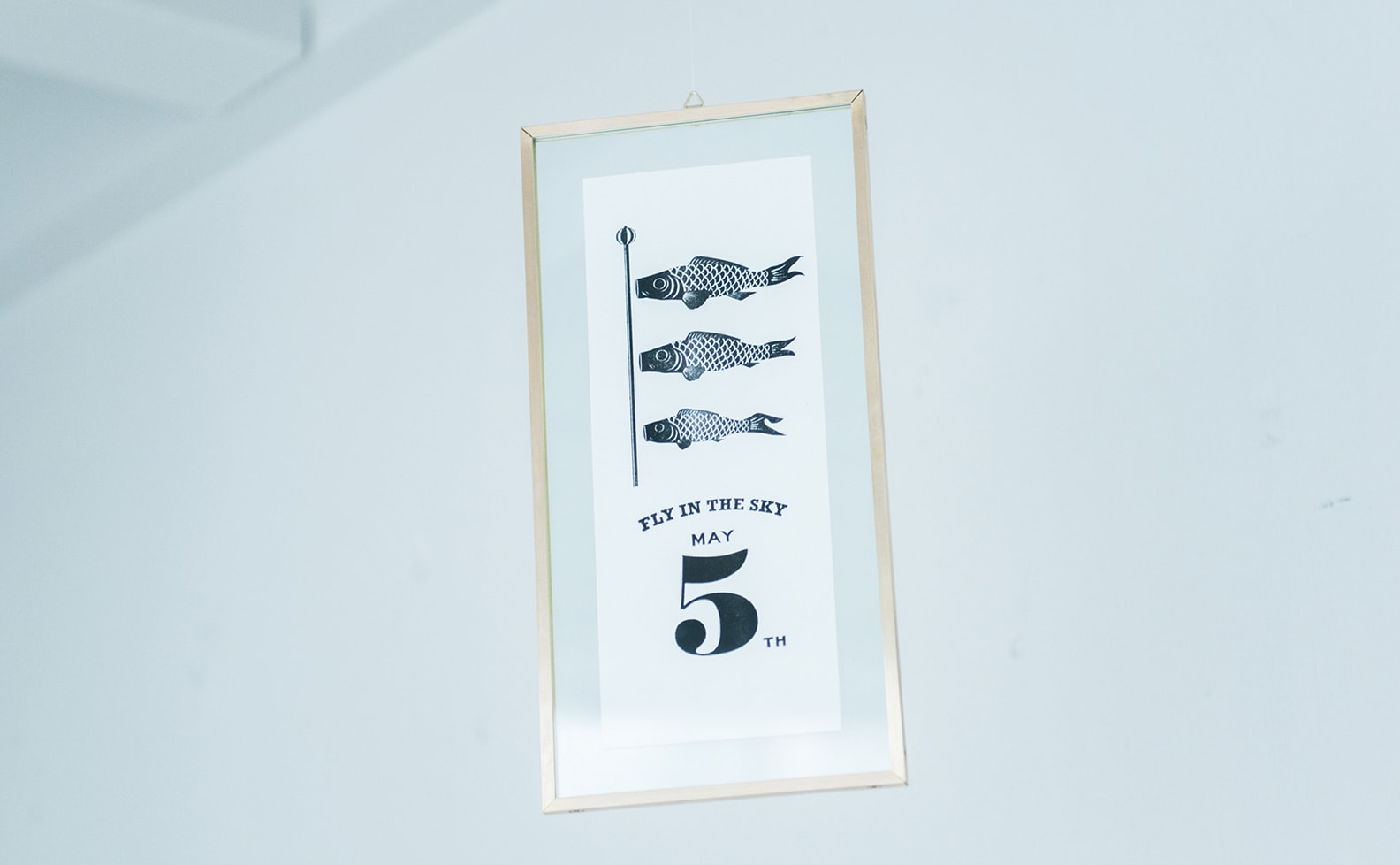Letterpress Poster＆Frame（フレームのみ） | NECKTIE design office 無垢 真鍮 写真 フレーム 鯉のぼり