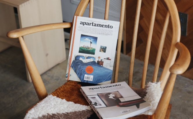 居住空間に生き方を見る。 インテリア誌「apartament」