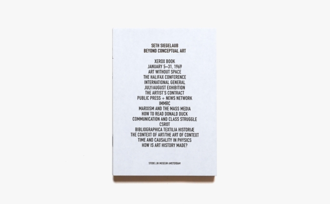 Beyond Conceptual Art | Seth Siegelaub