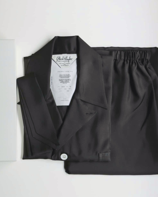Silk lounge shirts /  pants  EBONY | Olde H&Daughter