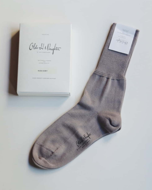 COTTON PLAIN JERSEY ANKLE SOCKS - DUSKEE | Olde H&Daughter
