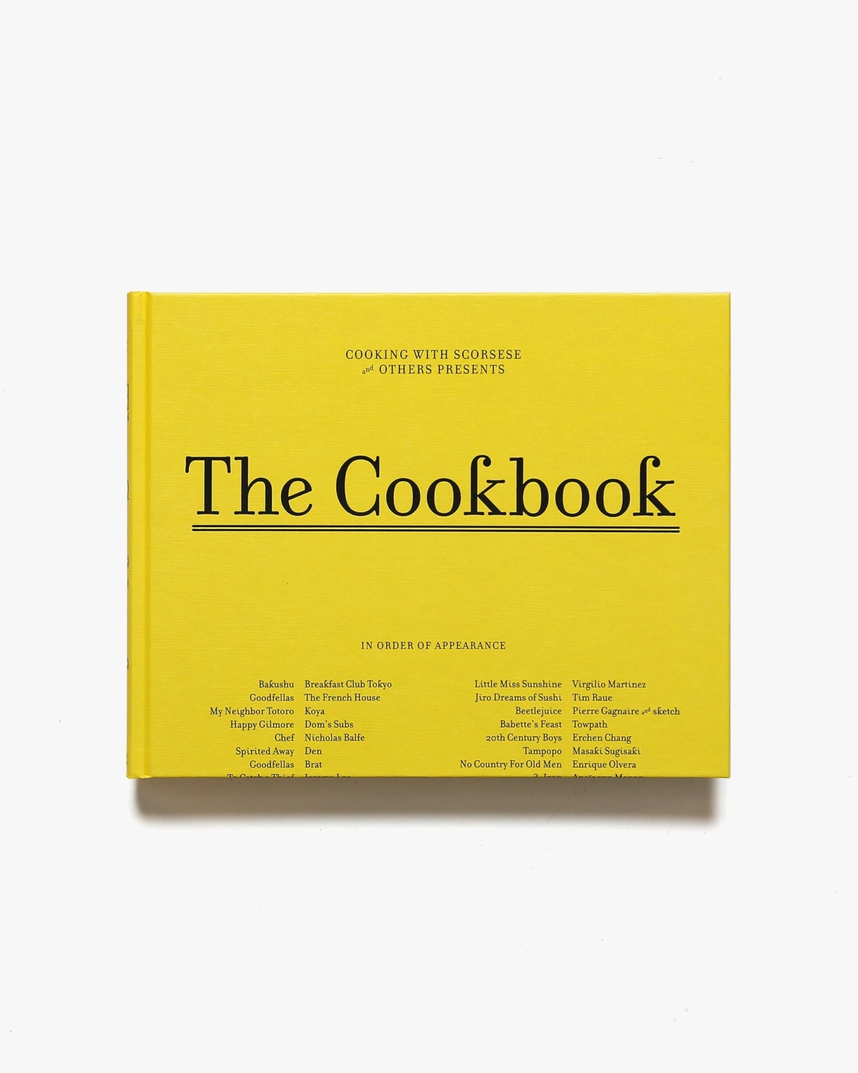 Cooking with Scorsese The Cookbook | 著者名