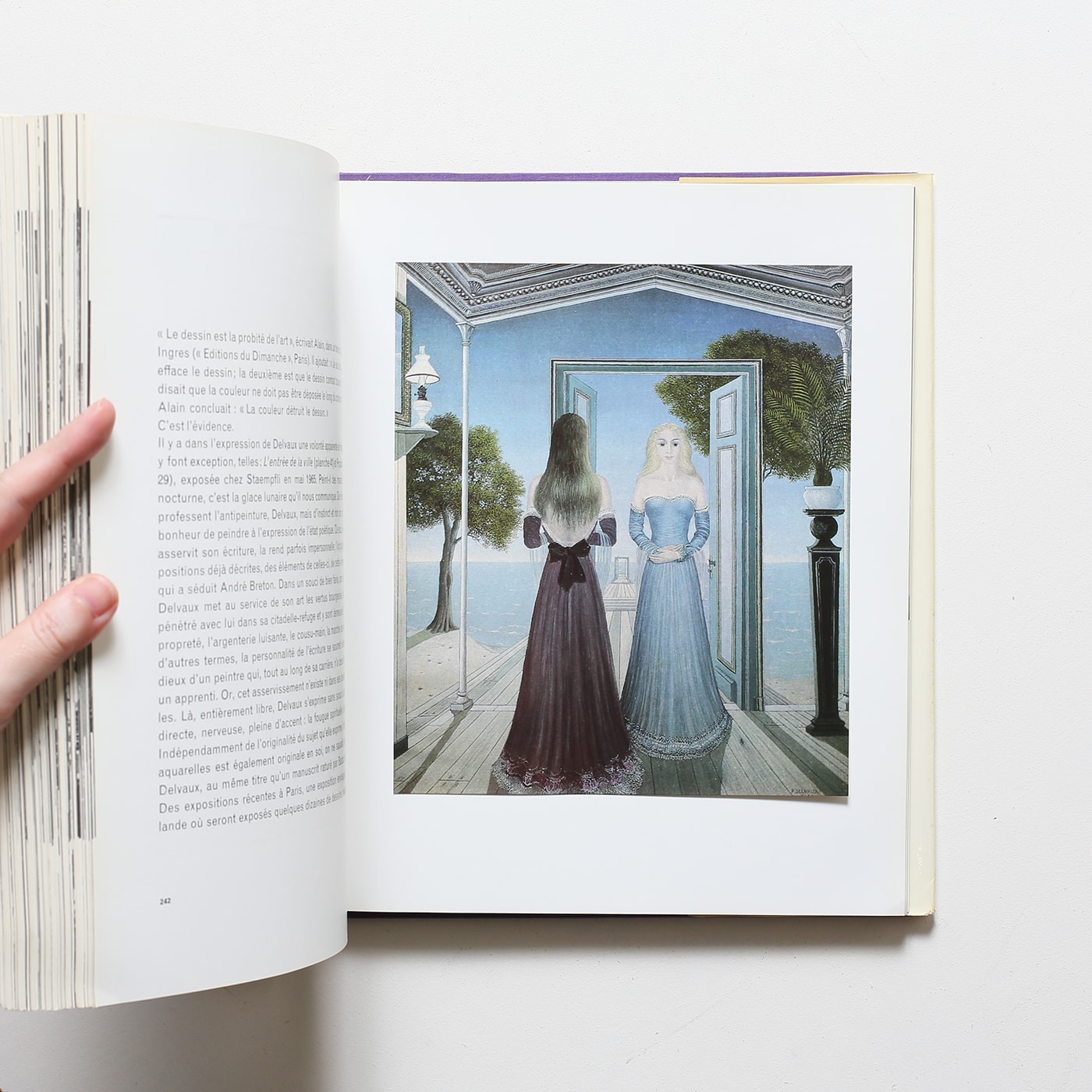 Paul Delvaux、L'Appel de la Nuit、超希少画集よりをお願い致します 