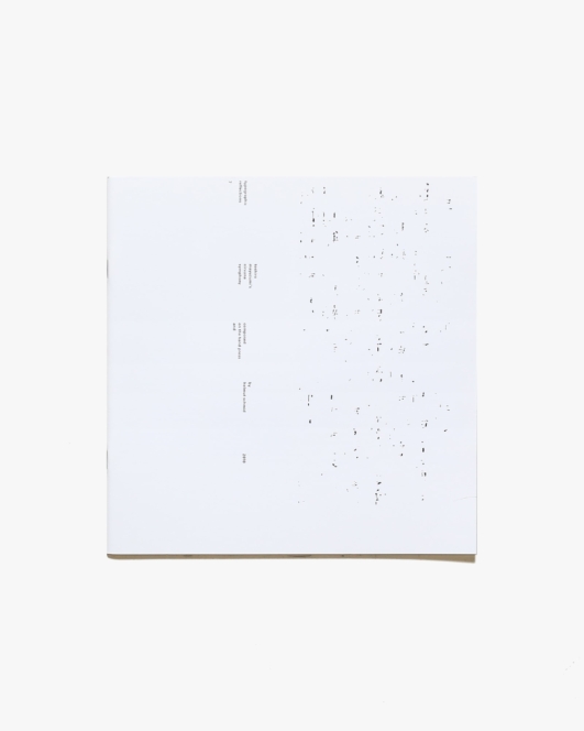 Typographic Reflections 7 | ヘルムート・シュミット