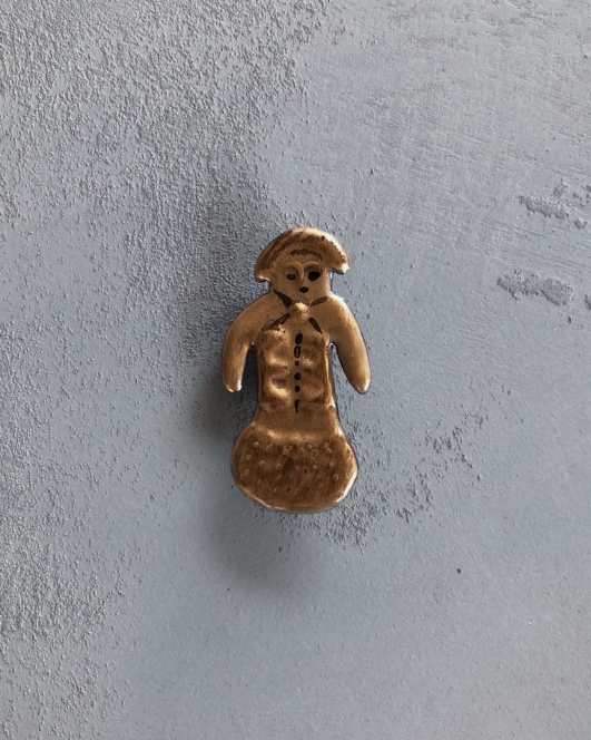 エナメルブローチ 土偶 G | MEDO