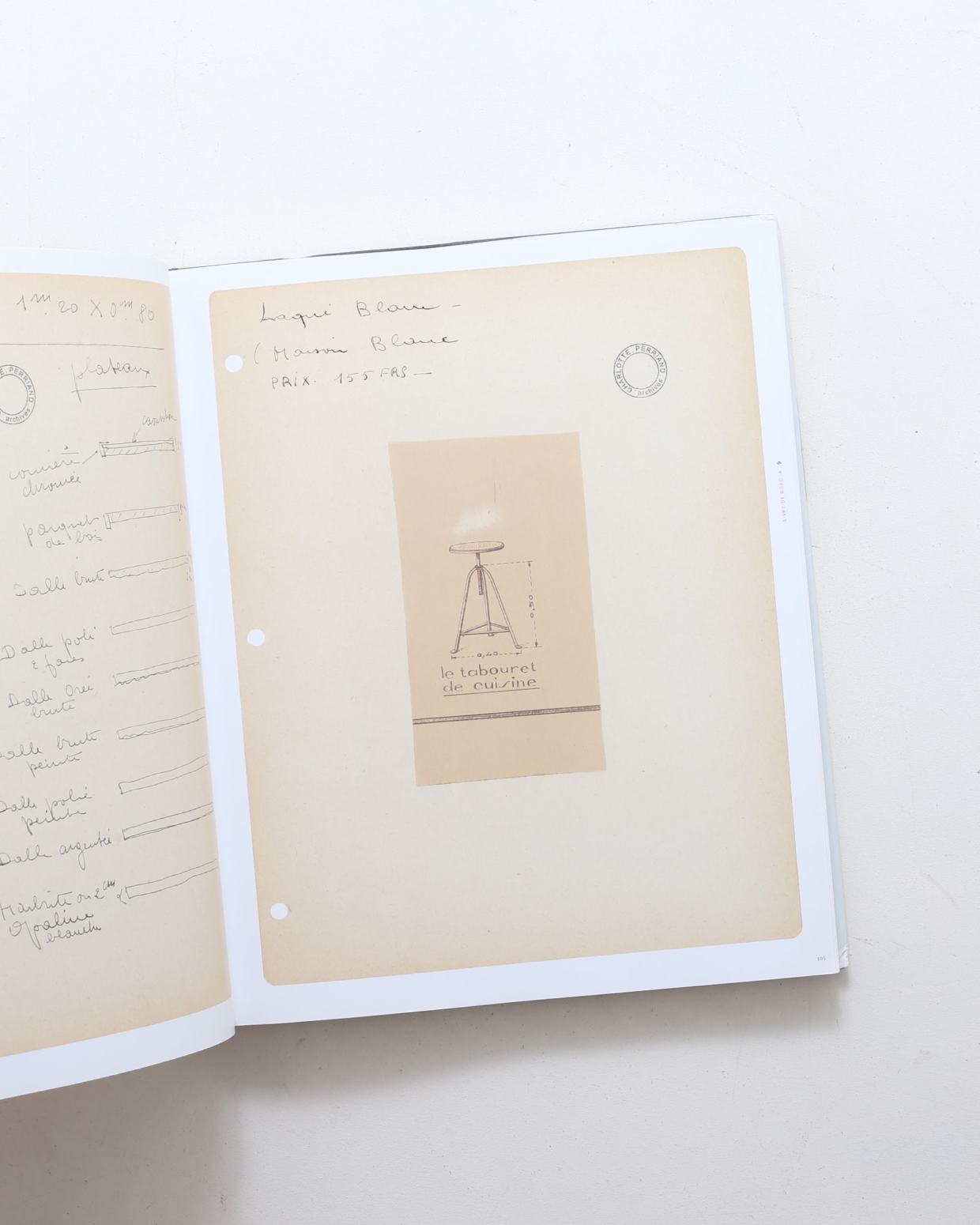 Charlotte Perriand: Livre de Bord, 1928-1933 | シャルロット