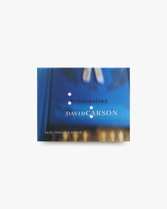Fotografiks ペーパーバック版 | David Carson デヴィッド・カーソン