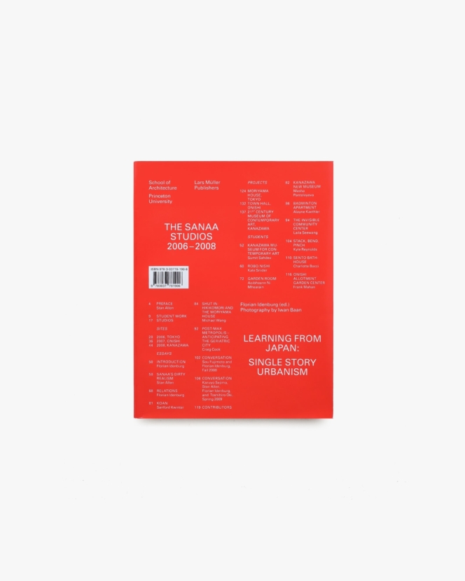 The SANAA Studios 2006-2008 | Lars Muller Publishers