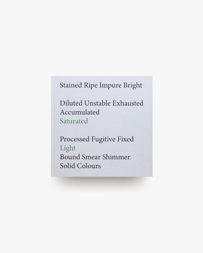 Saturated Light | Wolfgang Tillmans