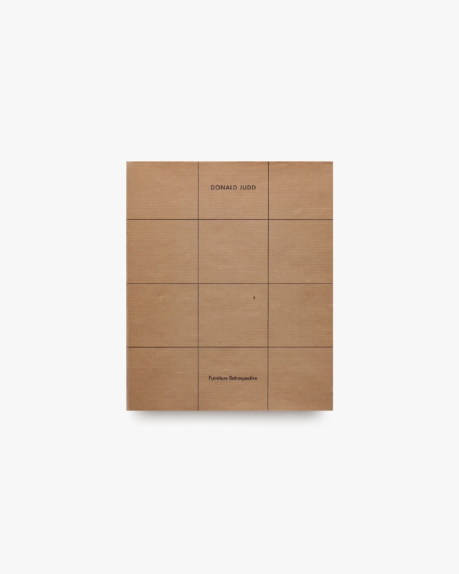 Donald Judd Furniture Retrospective