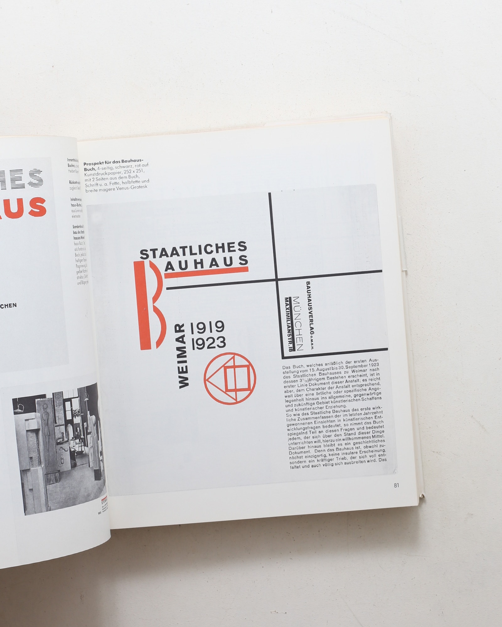 Bauhaus Typografie: Drucksachen, Typografie, Reklame