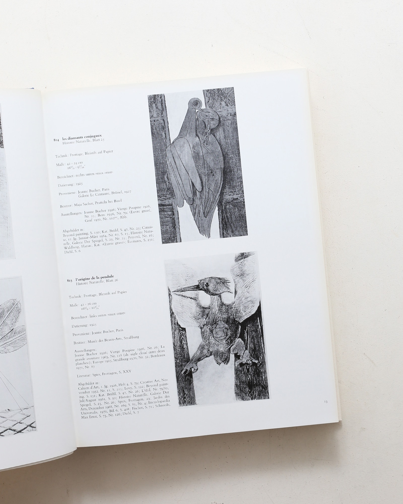 Max Ernst Oeuvre-Katalog: Werke 1925-1929