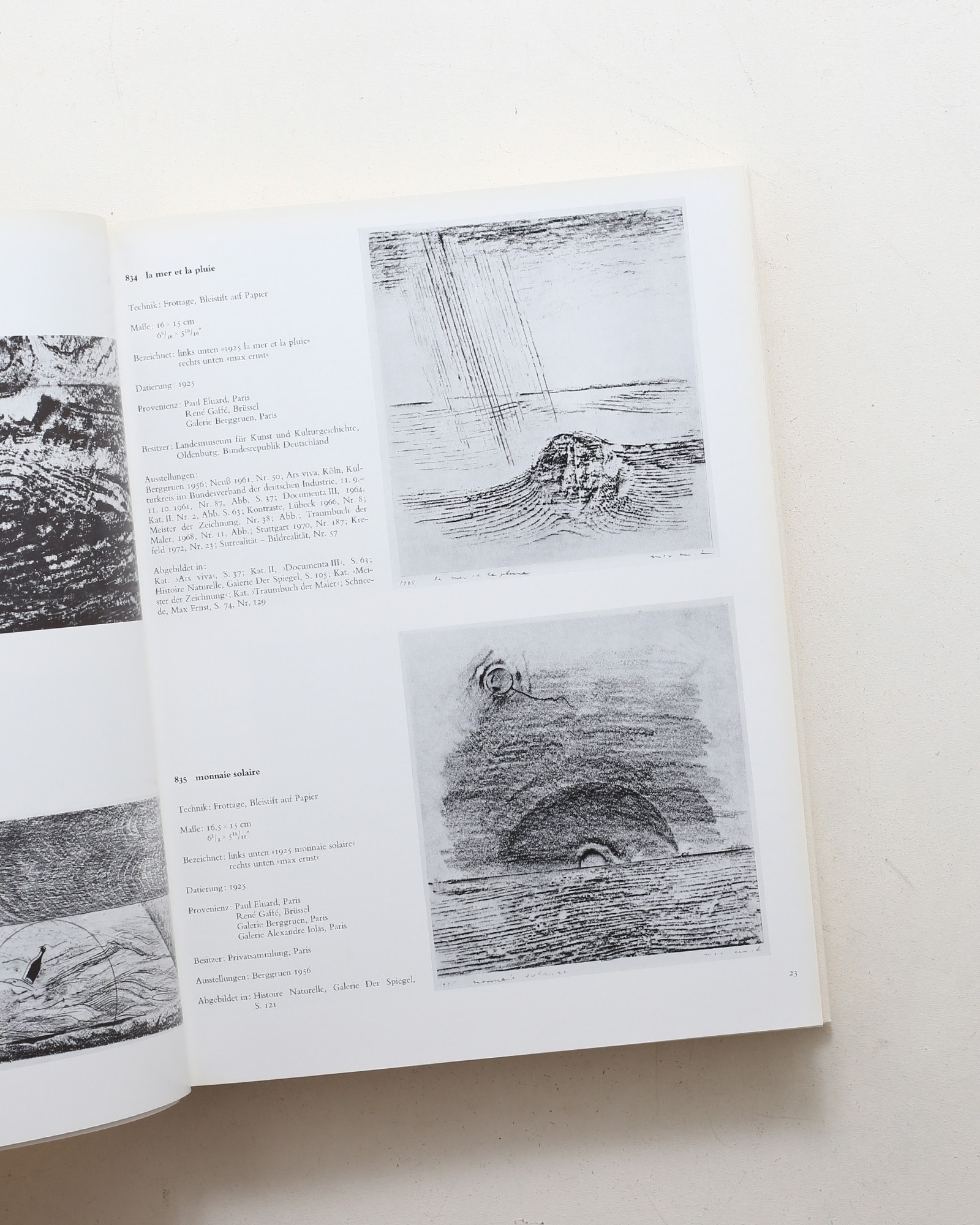 Max Ernst Oeuvre-Katalog: Werke 1925-1929