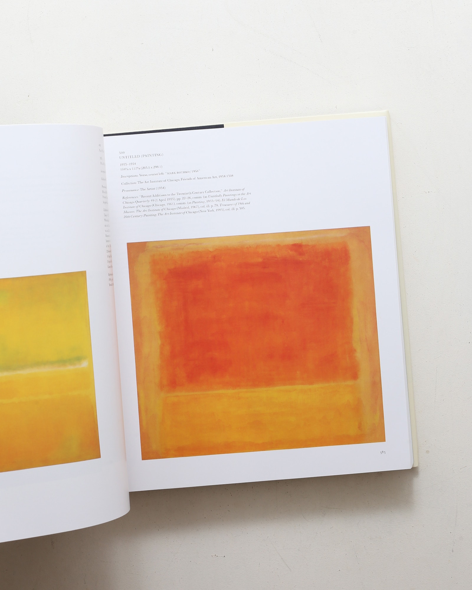 Mark Rothko: The Works on Canvas