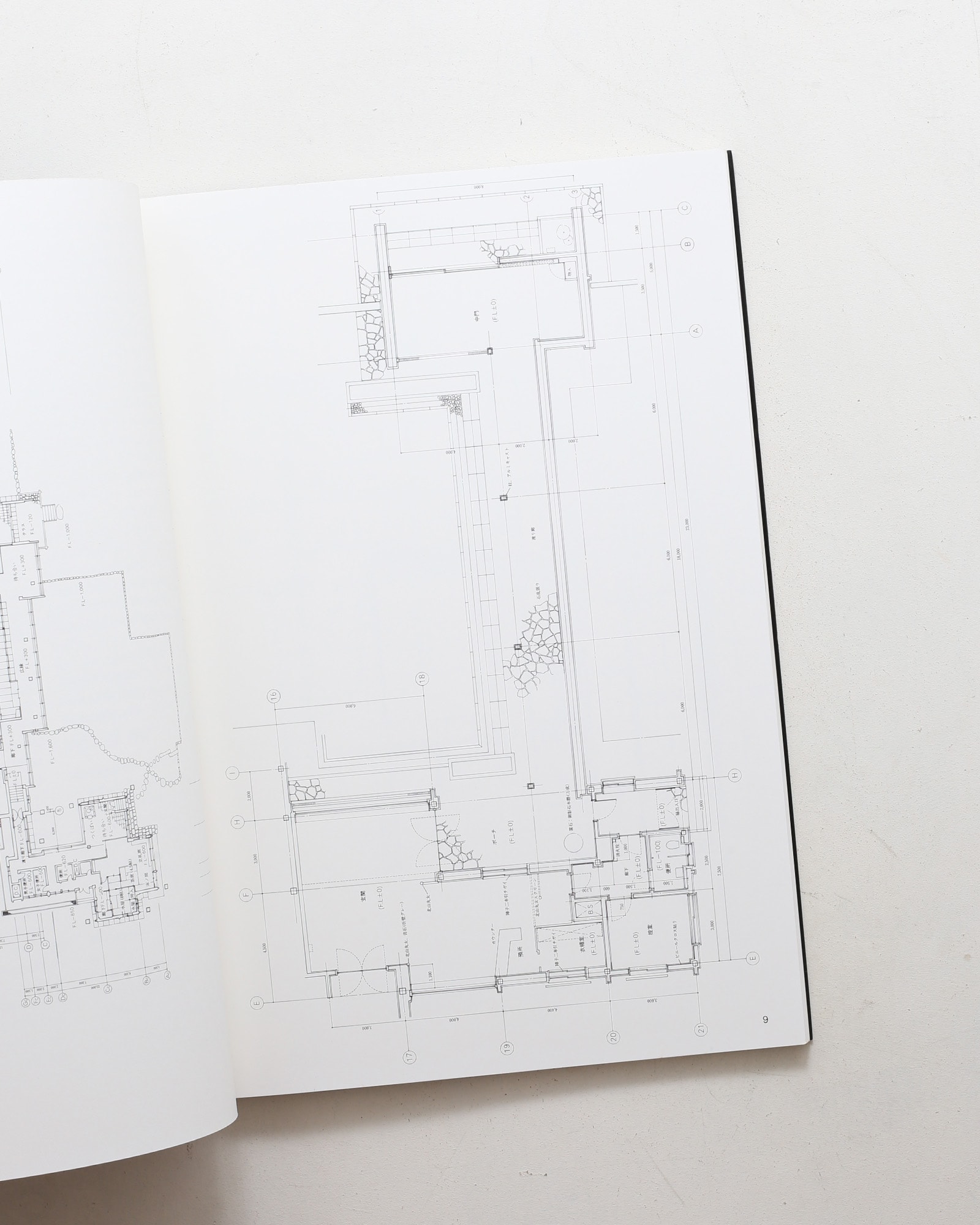 SPACE DRAWINGS 世界建築設計図集 4 谷口吉郎：A館和風別館