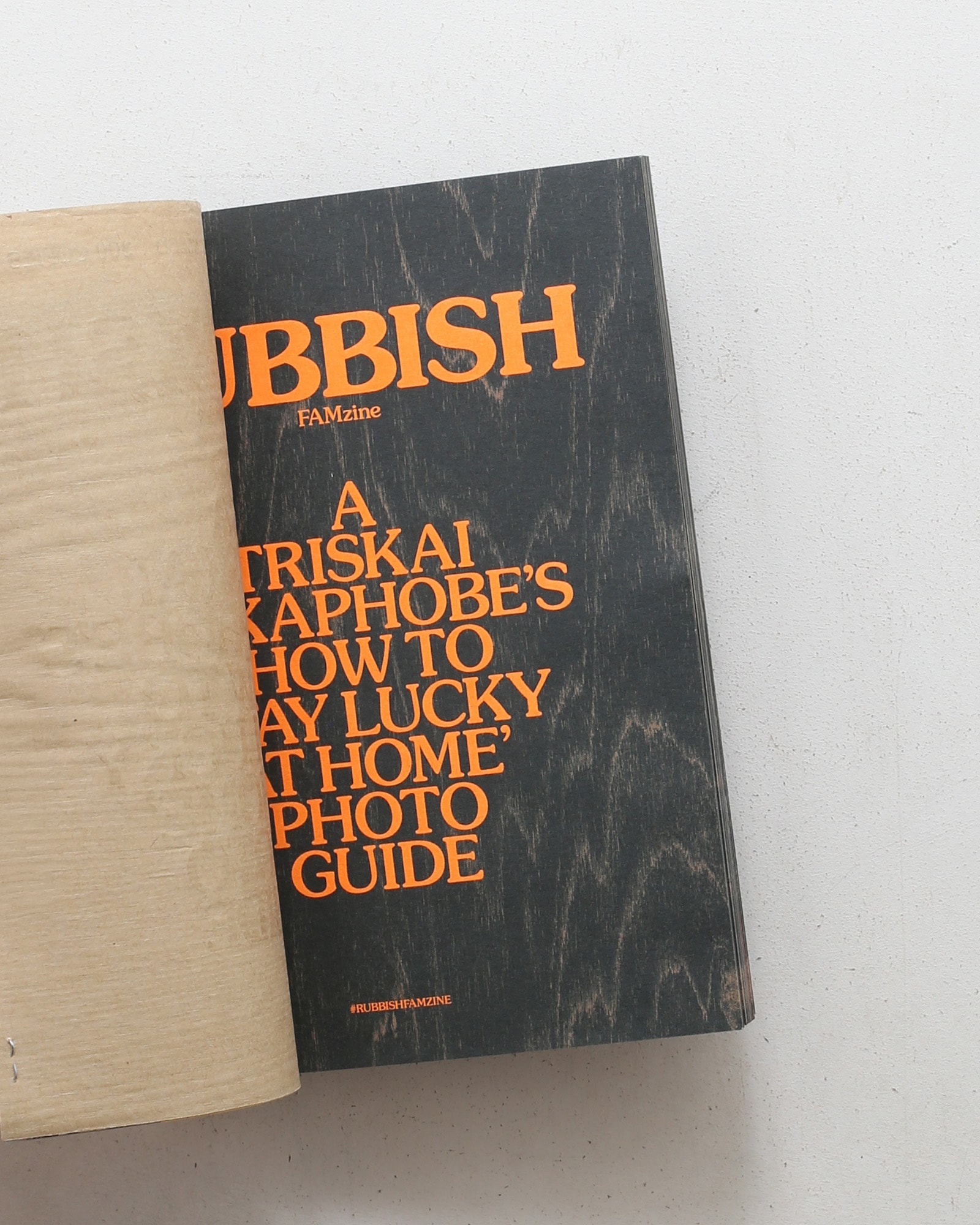 Rubbish Famzine #13 Touching Wood
