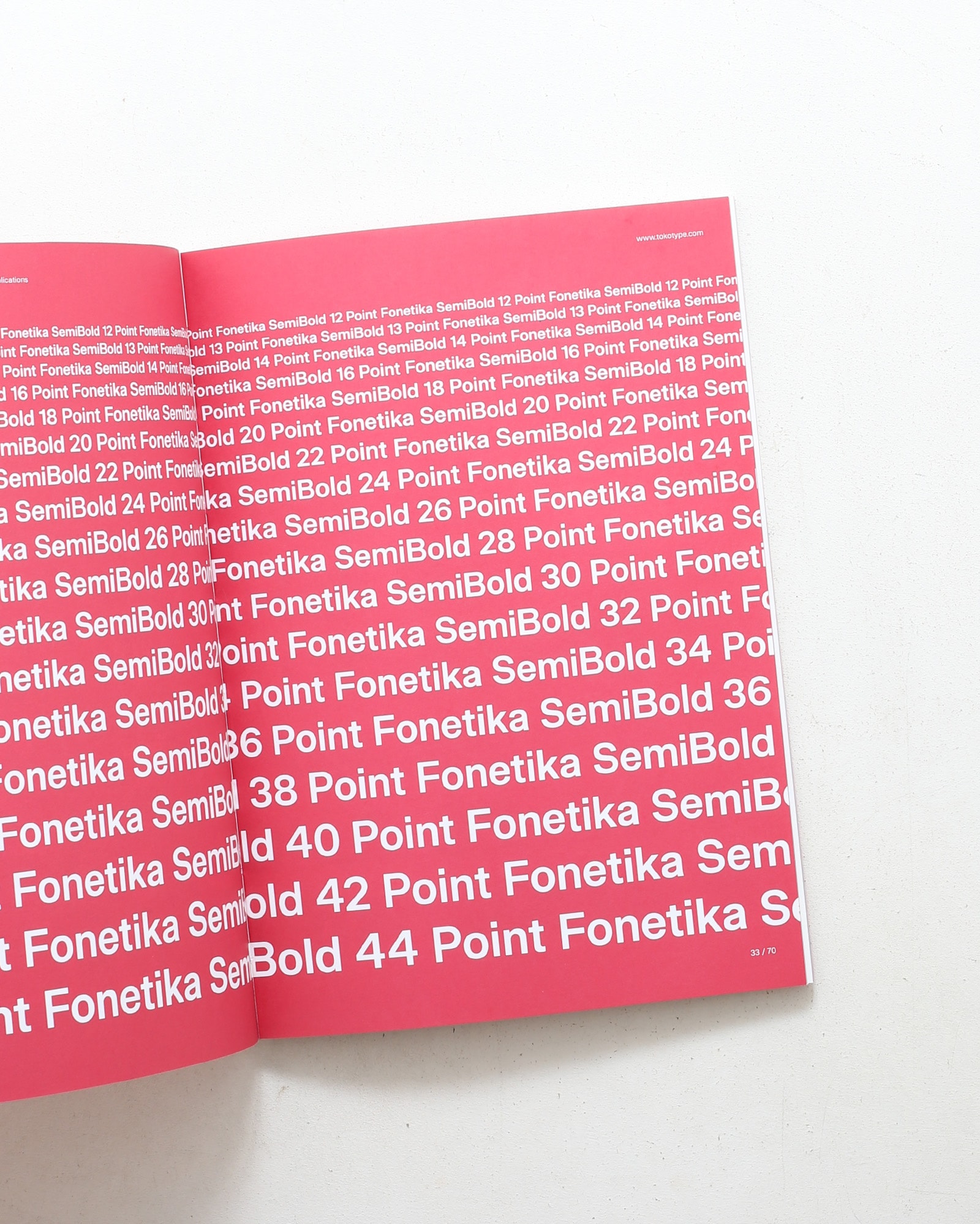 Fonetika Collection Specimen