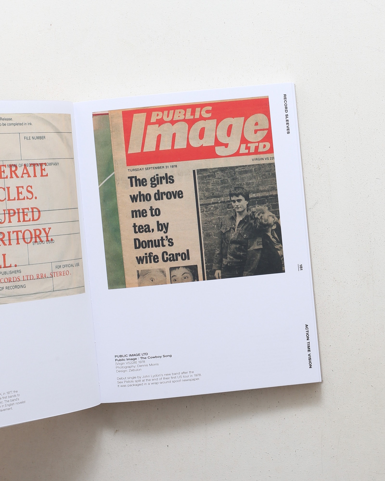 Action Time Vision: Punk ＆ Post-Punk 7’’ Record Sleeves