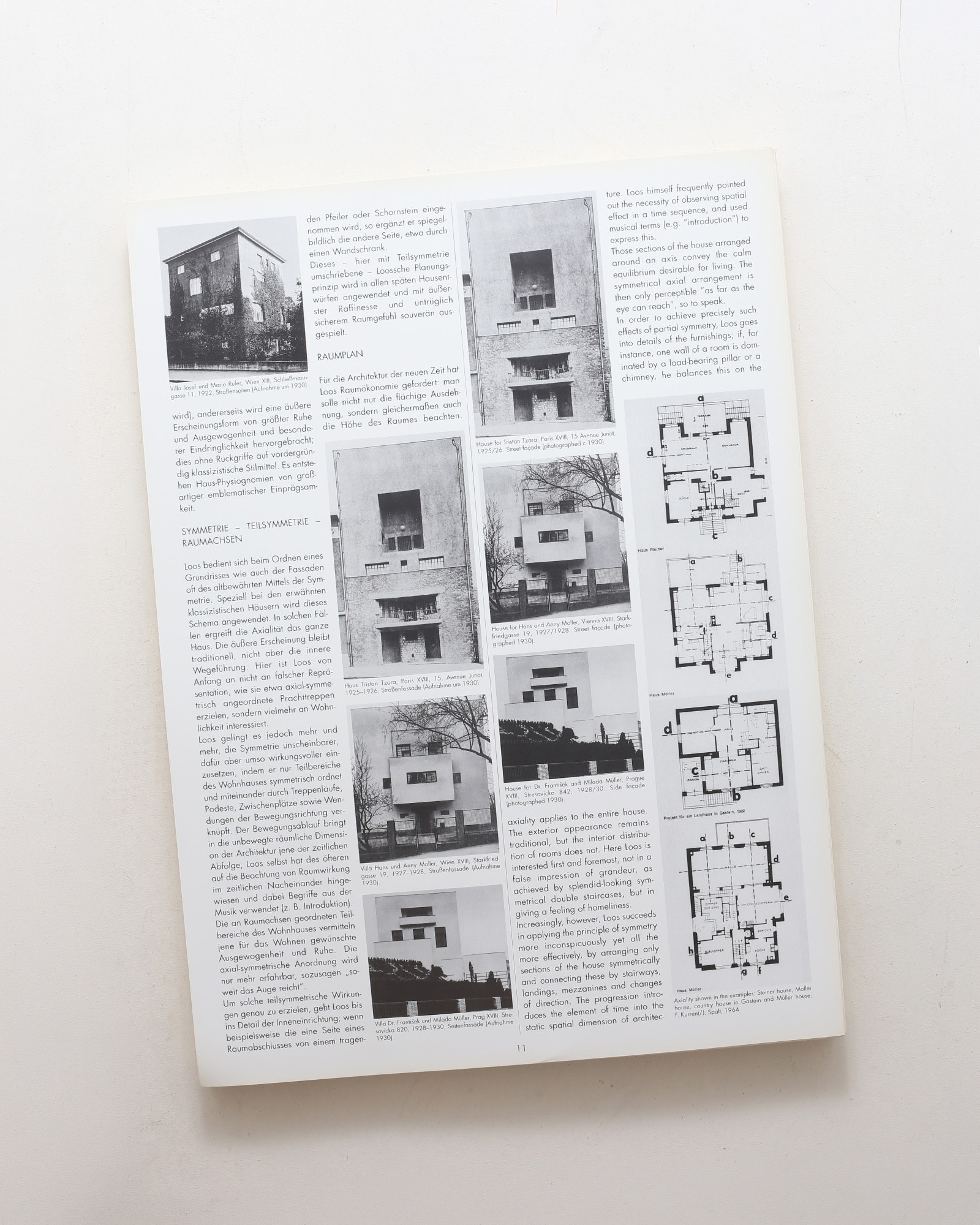 Adolf Loos 1870-1933 40 Houses