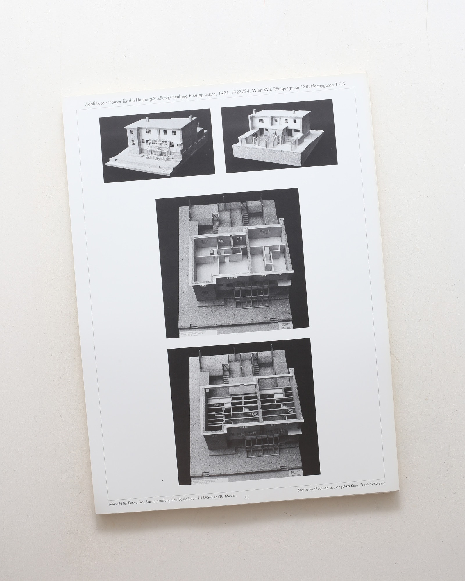 Adolf Loos 1870-1933 40 Houses
