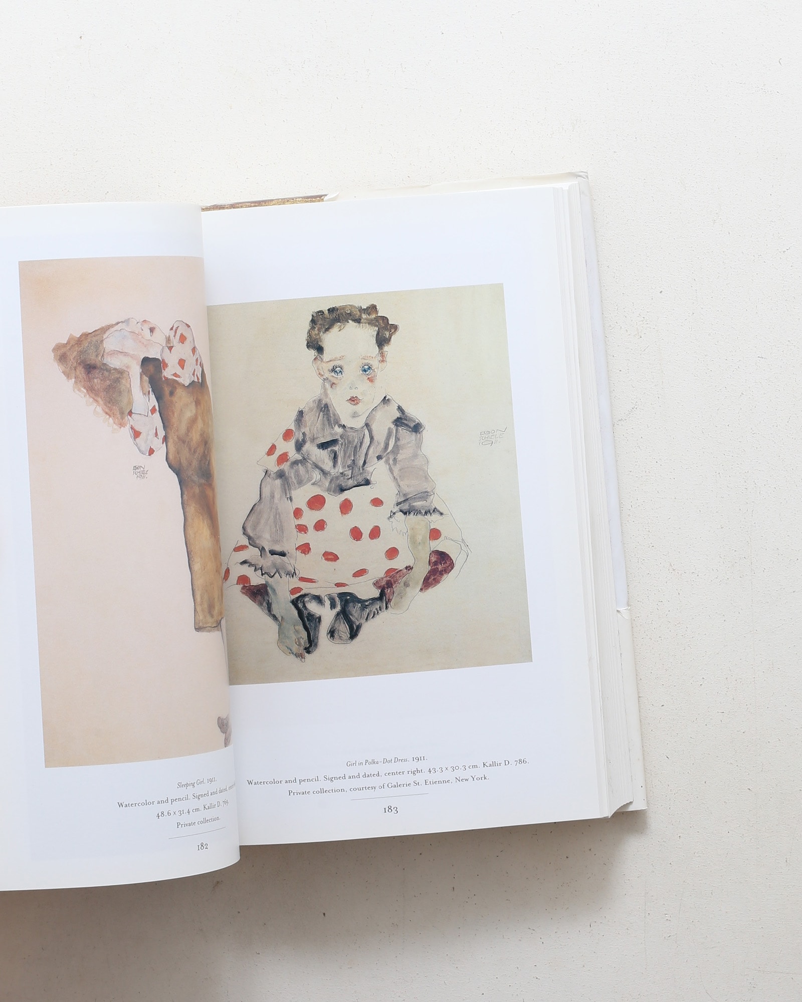 エゴン・シーレ ドローイング 水彩画作品集