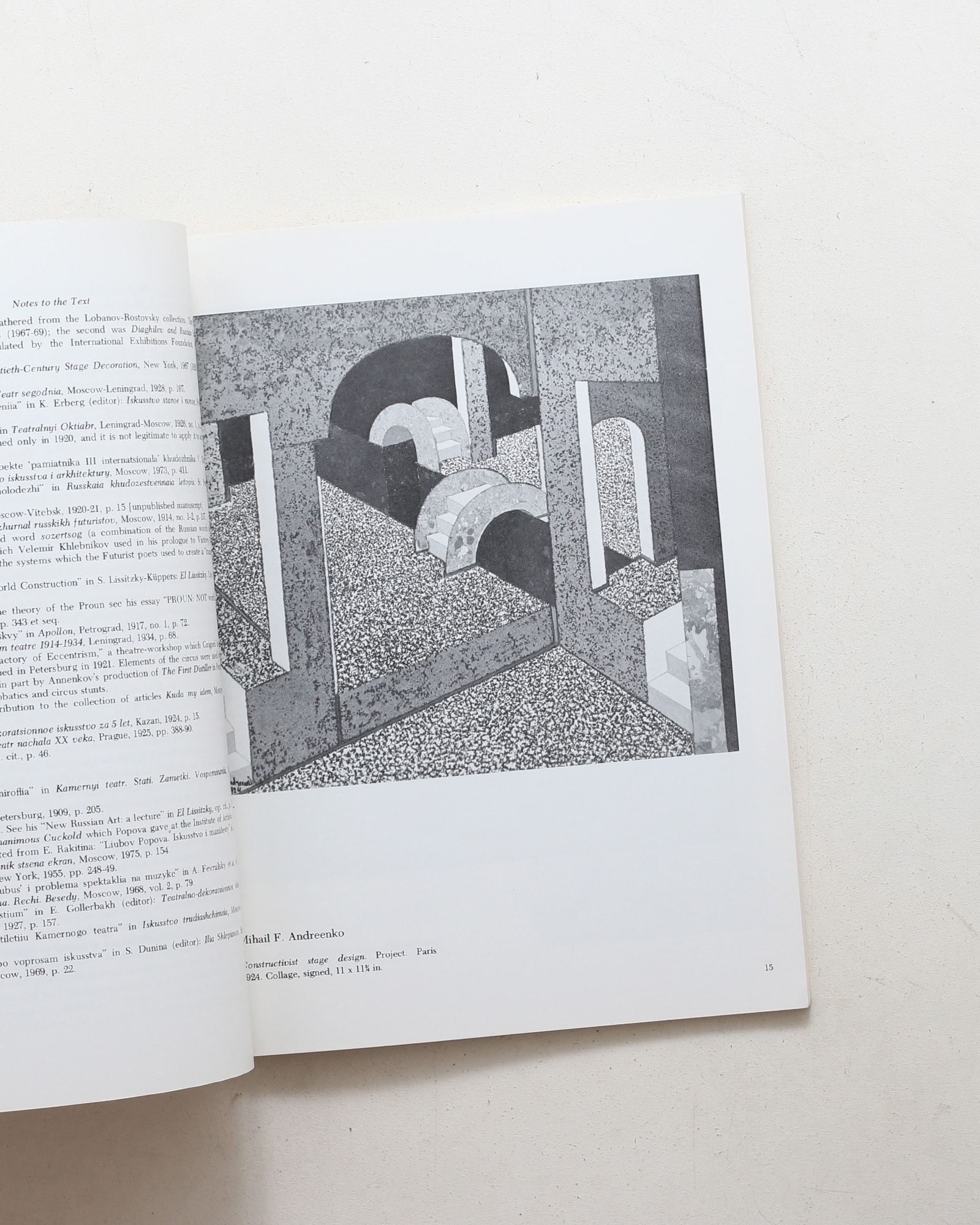Stage Designs and the Russian Avant-Garde