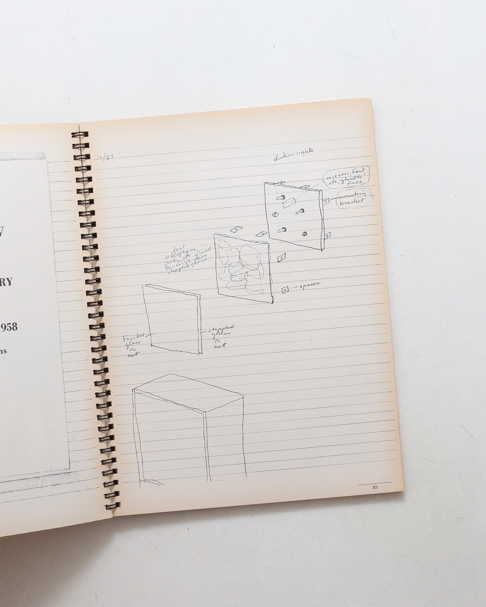 Notebooks III / George Brecht