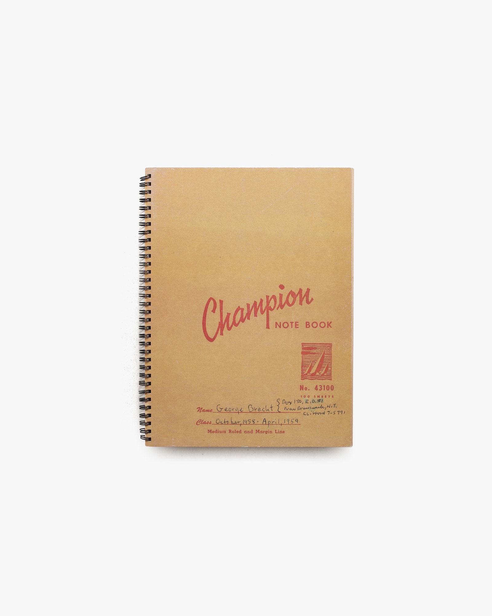 Notebooks III / George Brecht