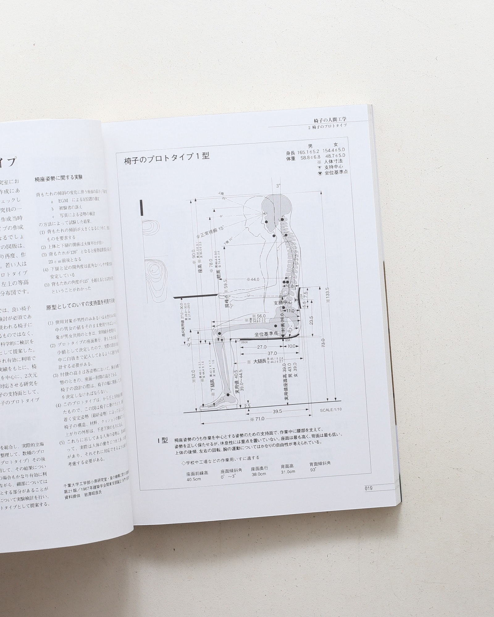 椅子 人間工学・製図・意匠登録まで