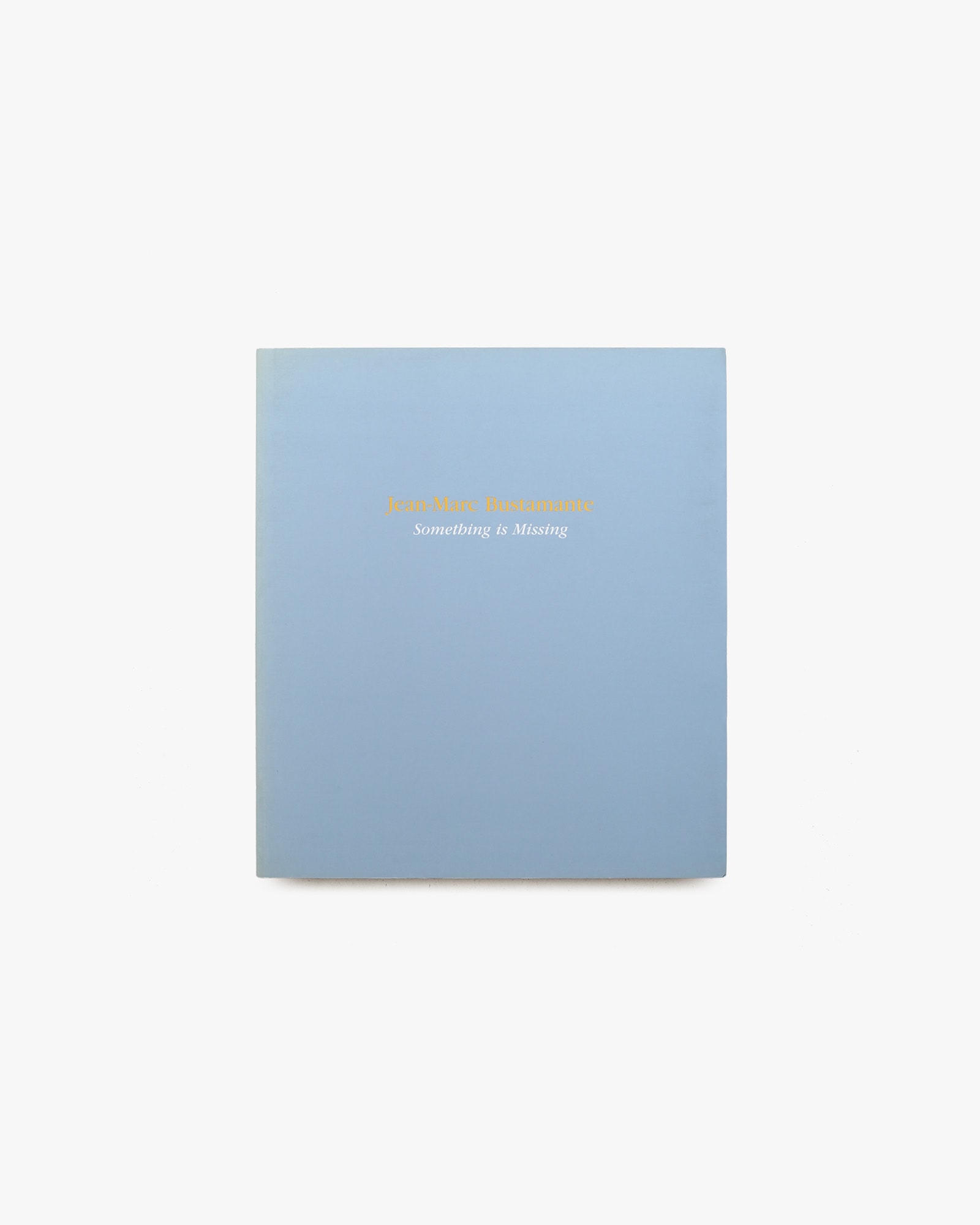 Something is Missing | Jean-Marc Bustamante