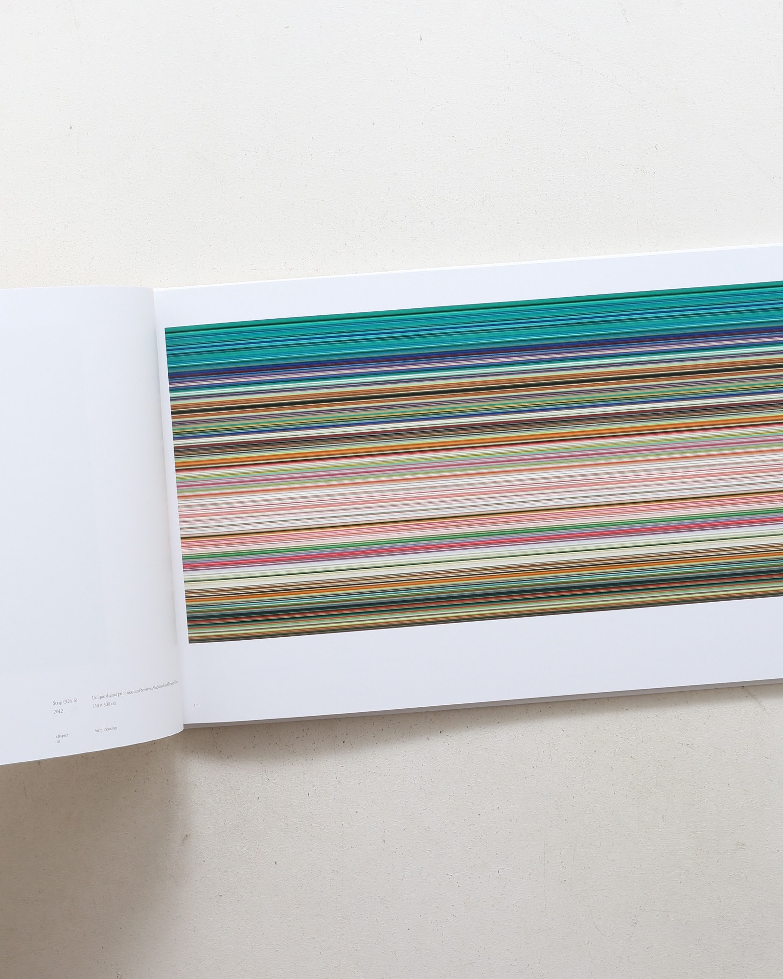 Strip Paintings and 8 Glass Panels