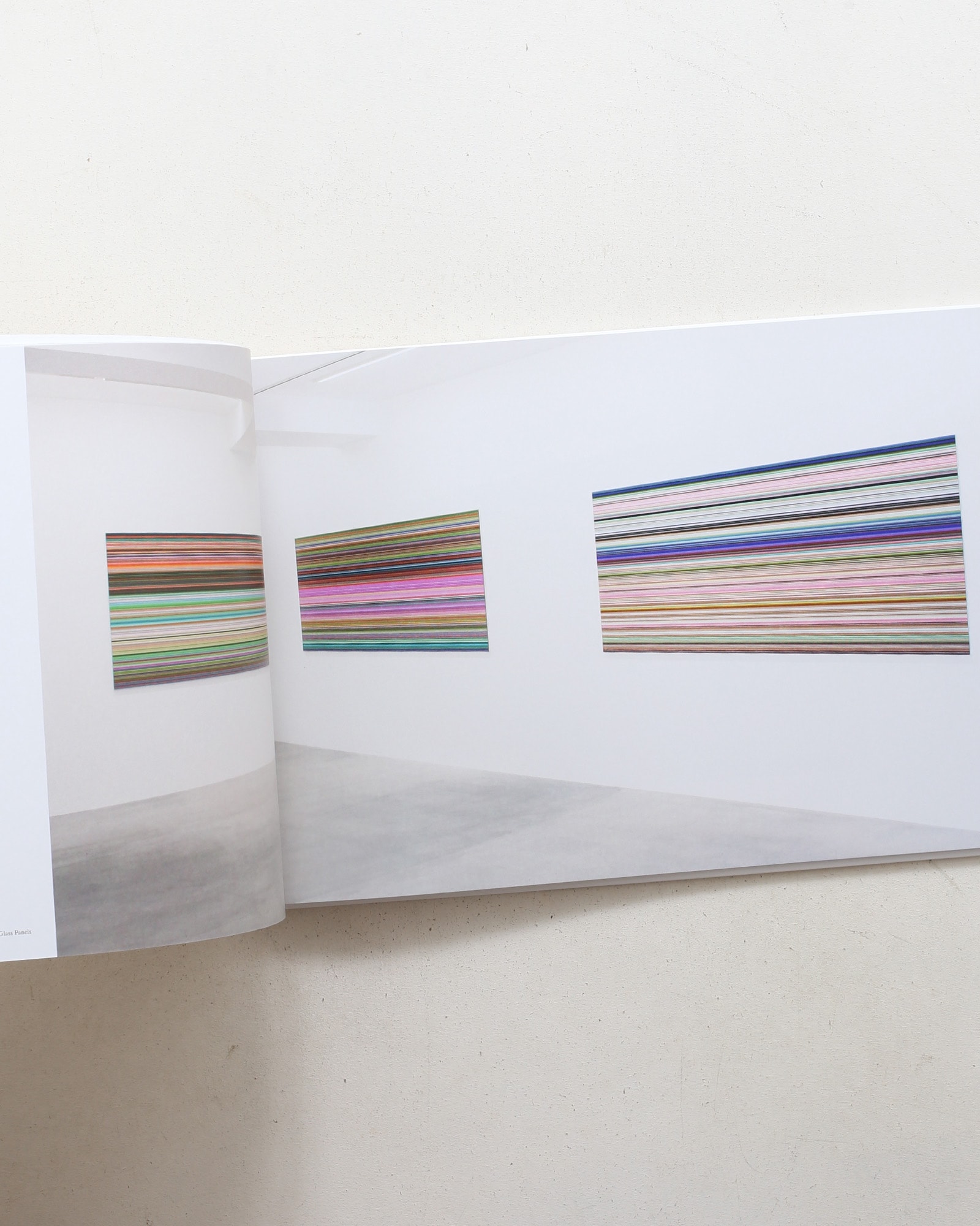 Strip Paintings and 8 Glass Panels
