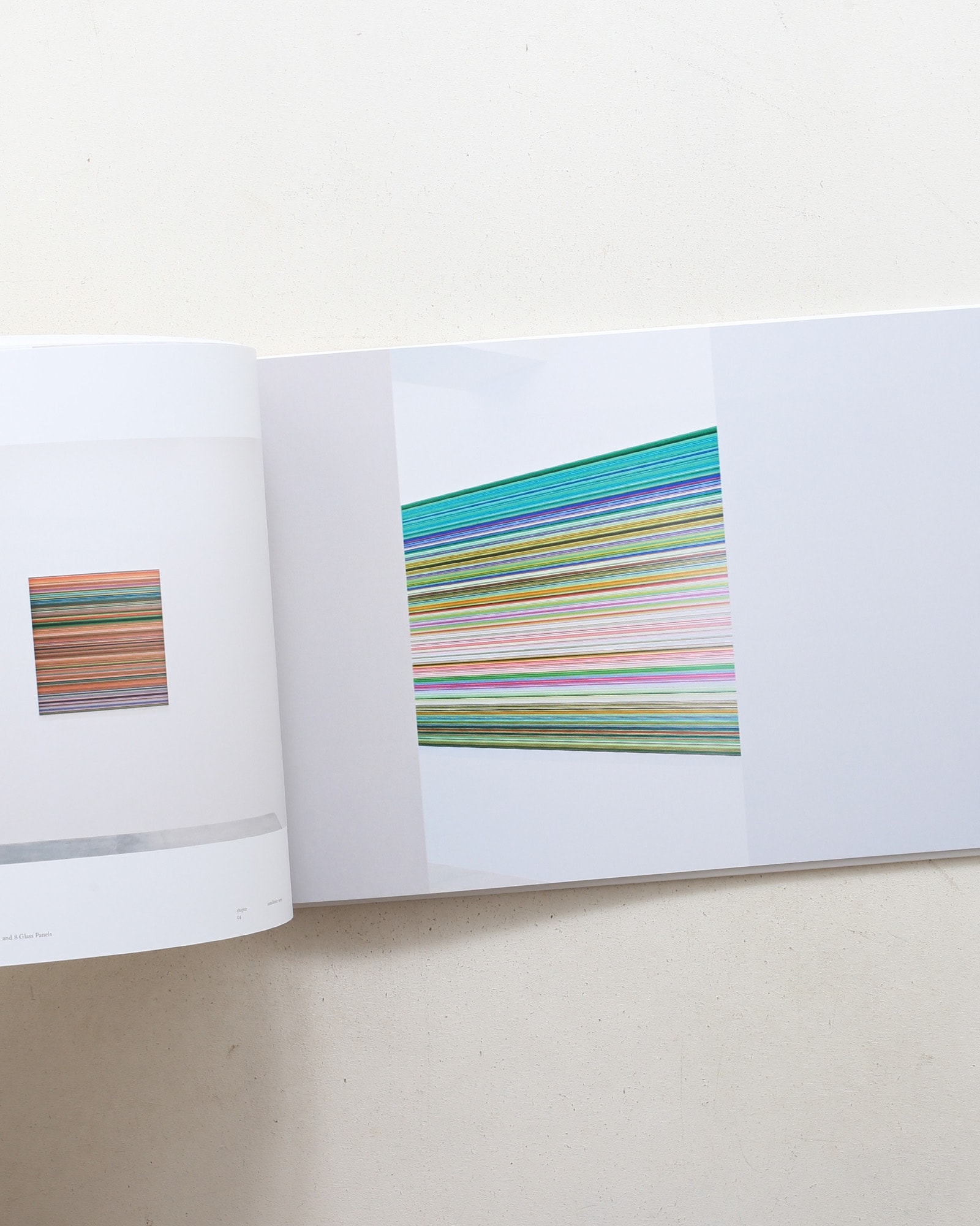 Strip Paintings and 8 Glass Panels
