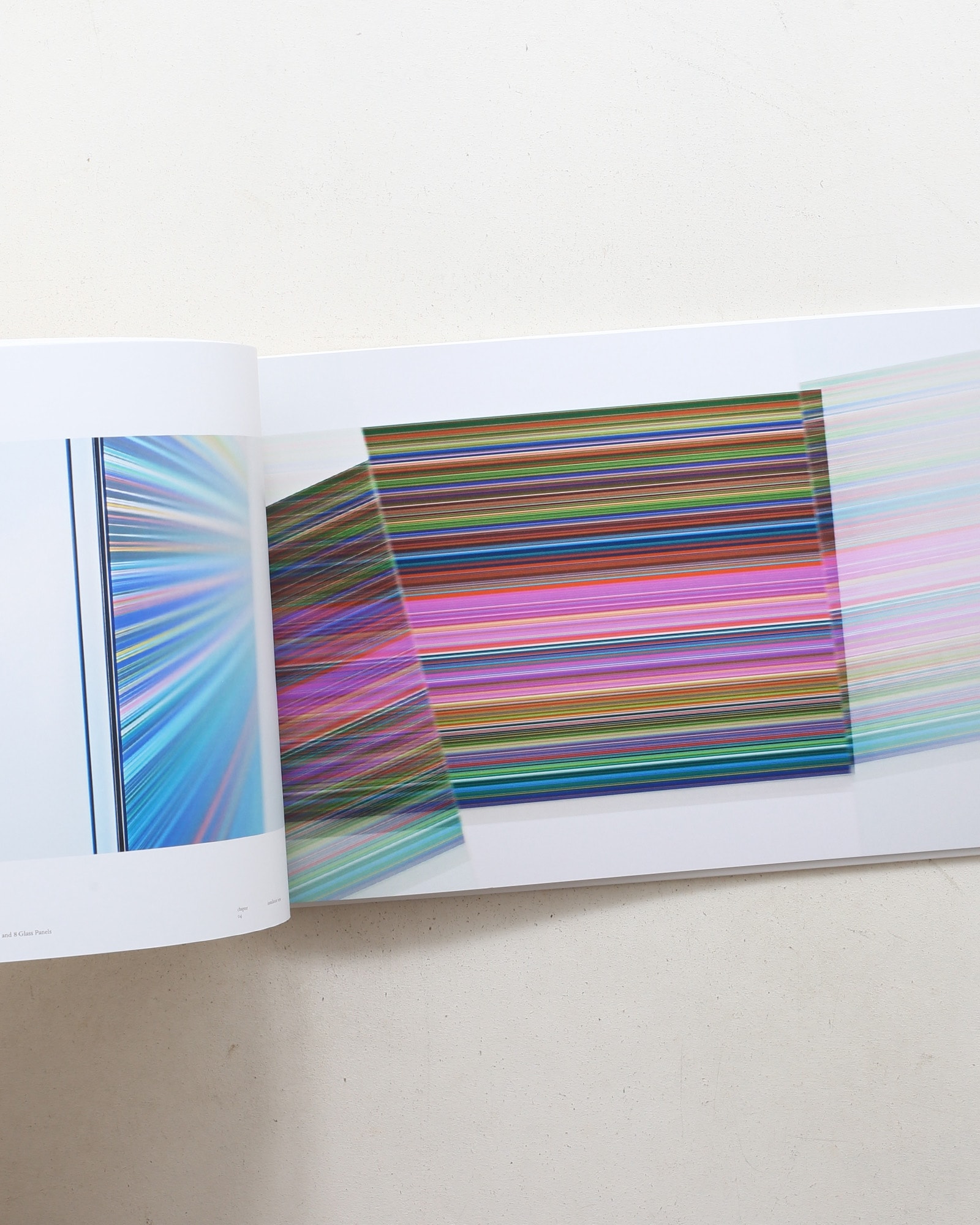 Strip Paintings and 8 Glass Panels